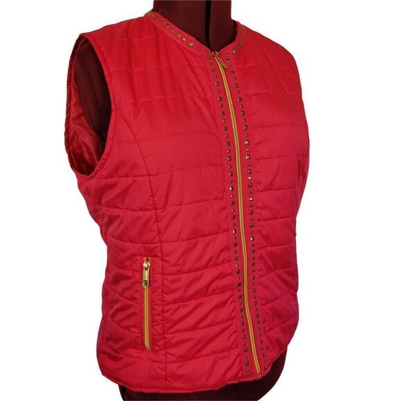 Kenneth Cole Reaction Hot Pink Puffer Vest (size XL) - Picture 8 of 8